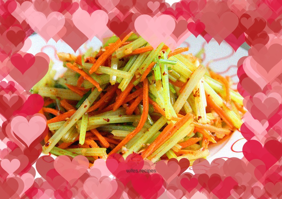 Cold and refreshing celery