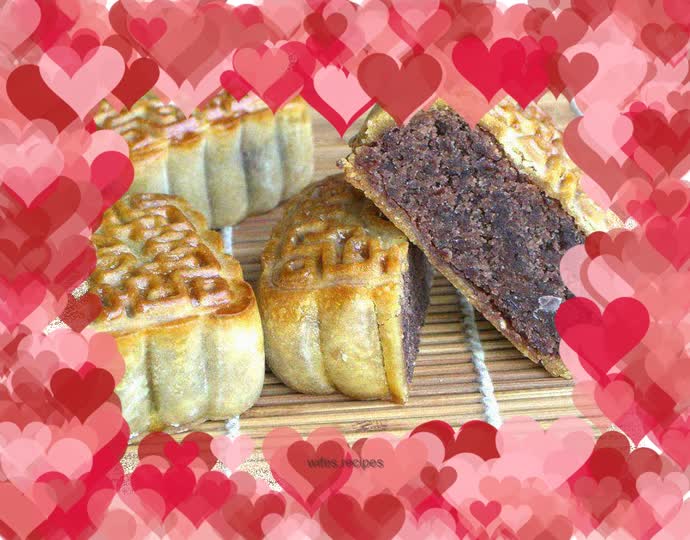 Xylitol bean paste mooncake