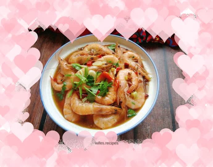 Spicy shrimp with soup