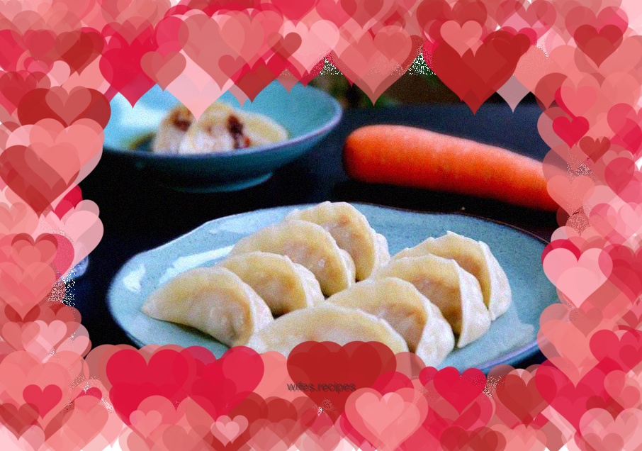 Steamed Carrot and Pork Dumplings