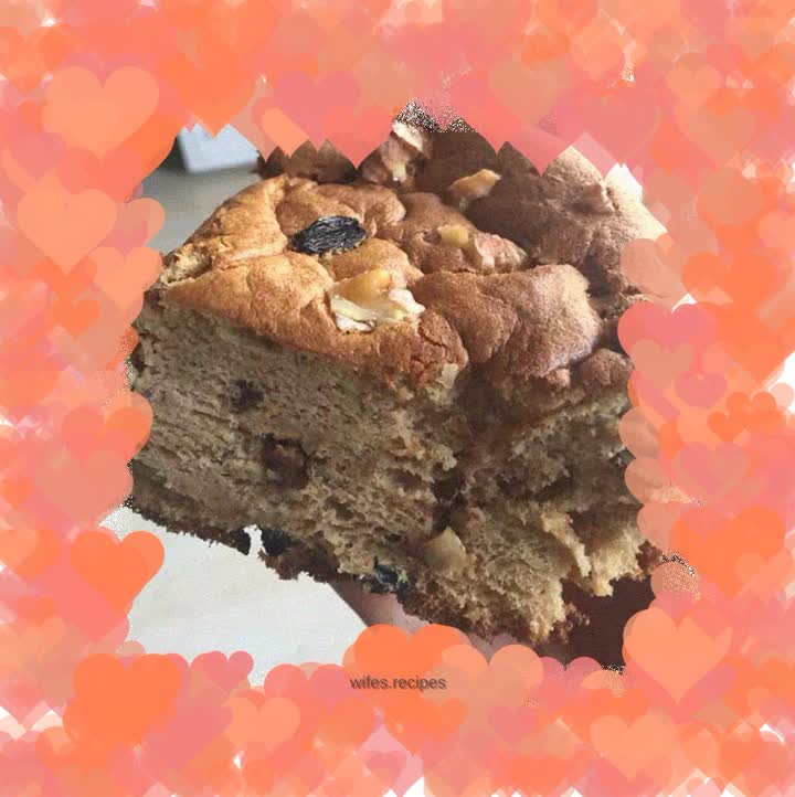 Brown sugar and red dates chiffon