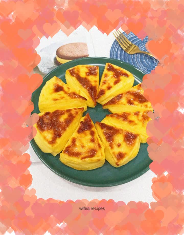 Roasted milk, charred on the outside and tender on the inside