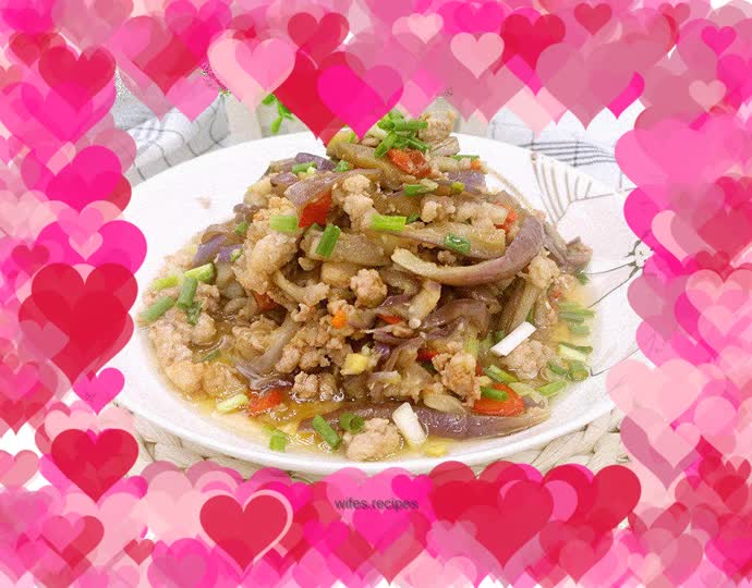 Eggplant with minced meat