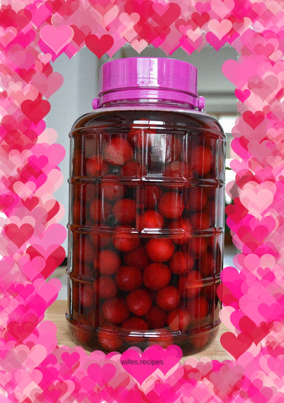 Homemade bayberry wine