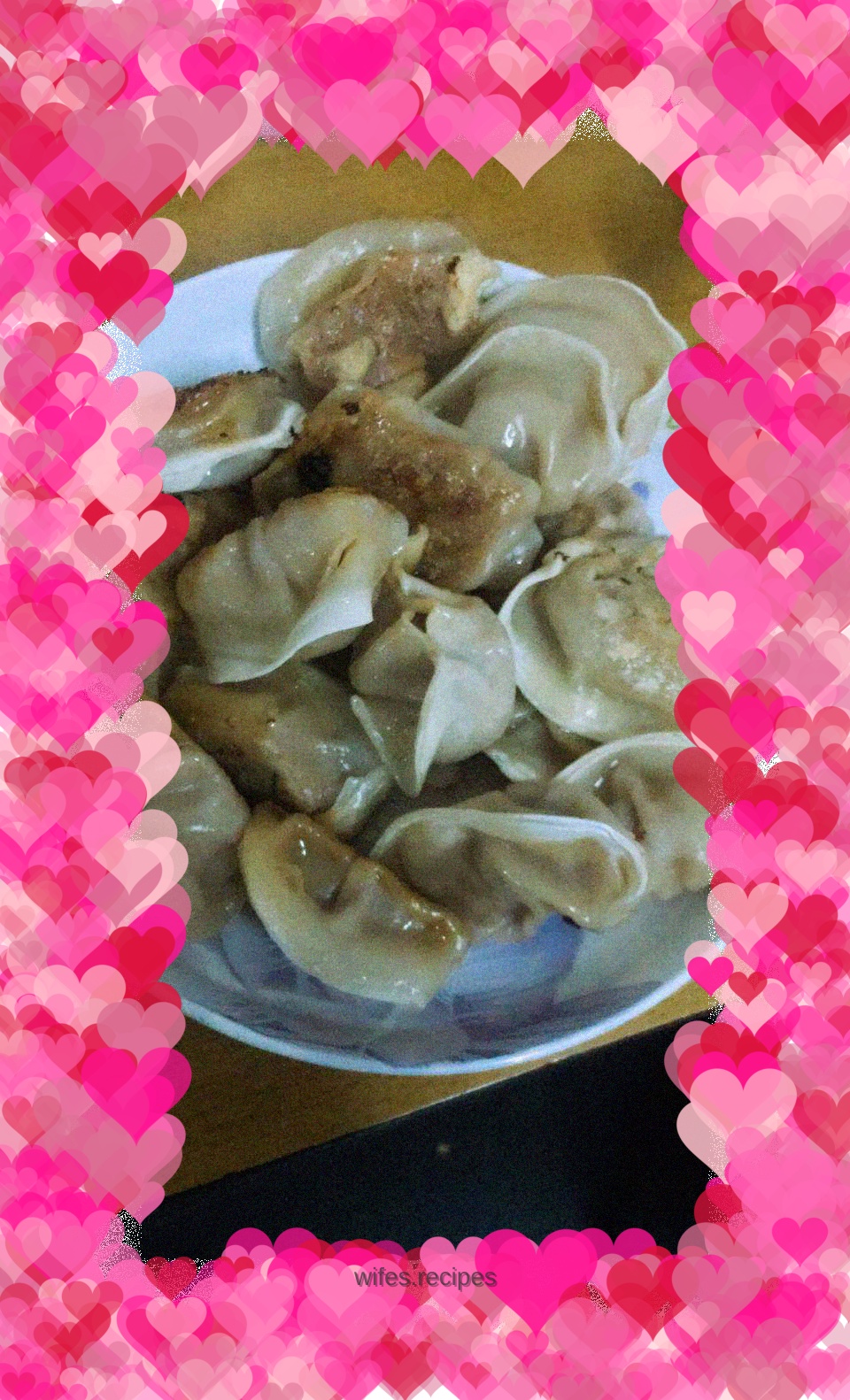 Fried and quick-frozen dumplings