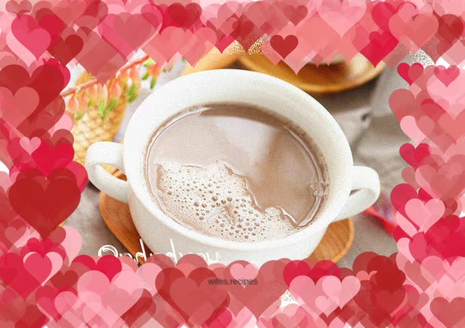 Red bean and millet soy milk