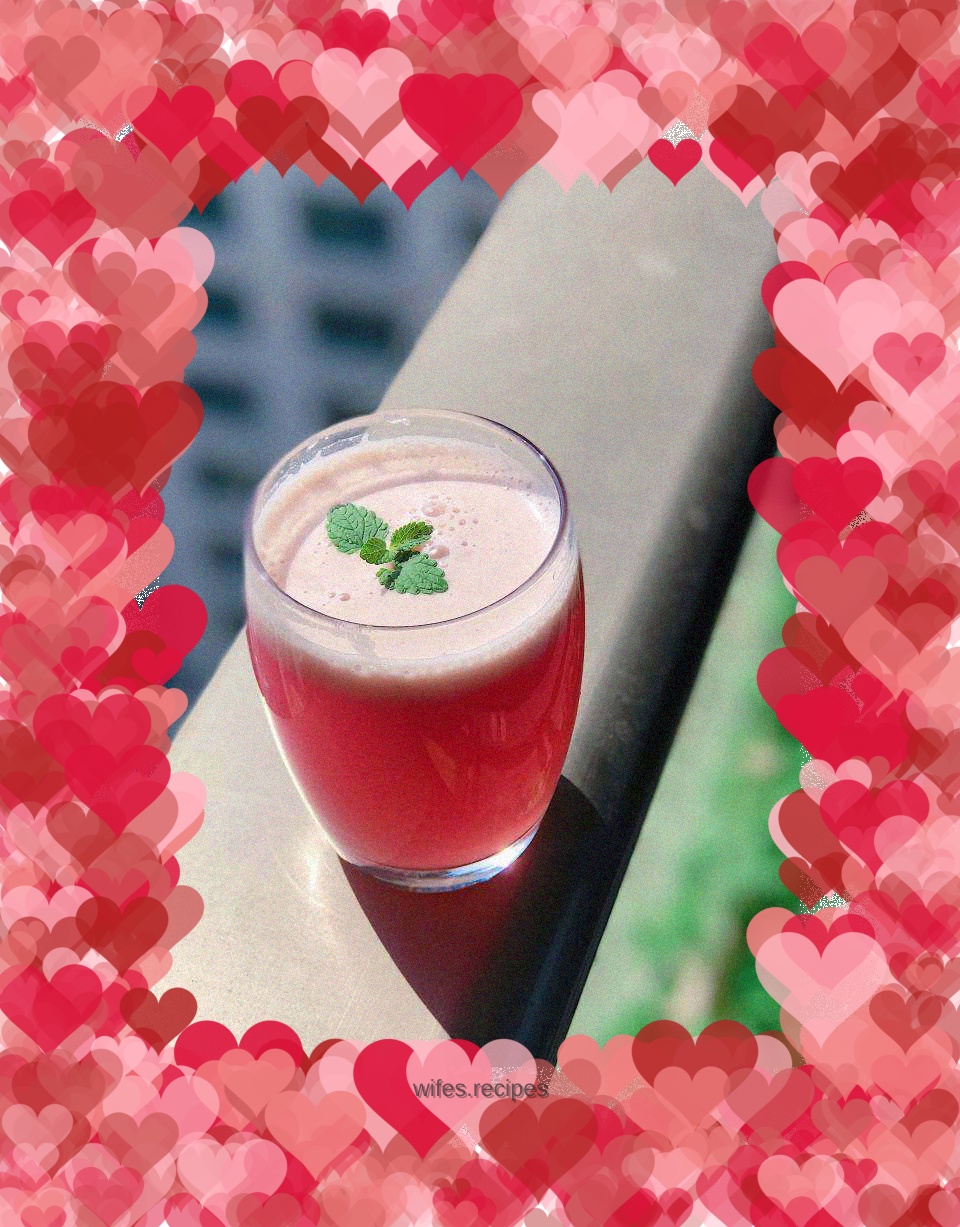 Pomegranate clear drink