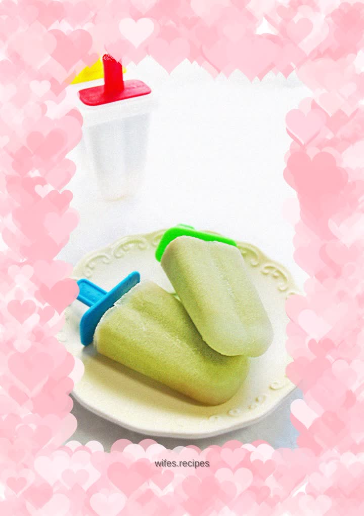 【Grape milk popsicle】