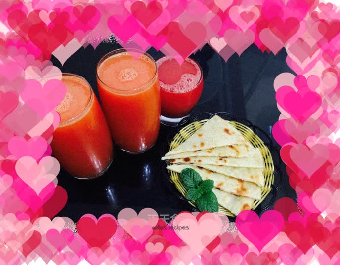 Durian cake with juice