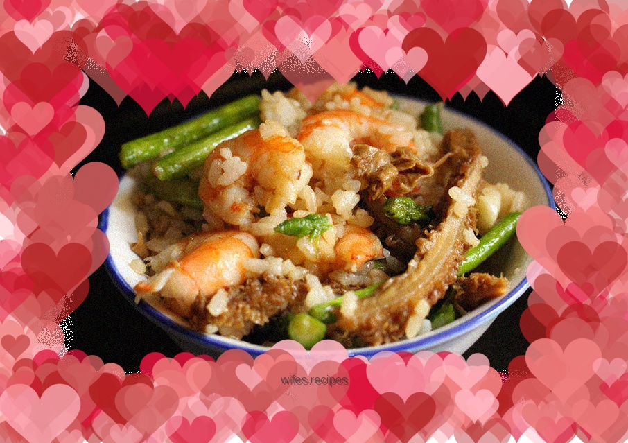 Asparagus and Shrimp Fried Rice