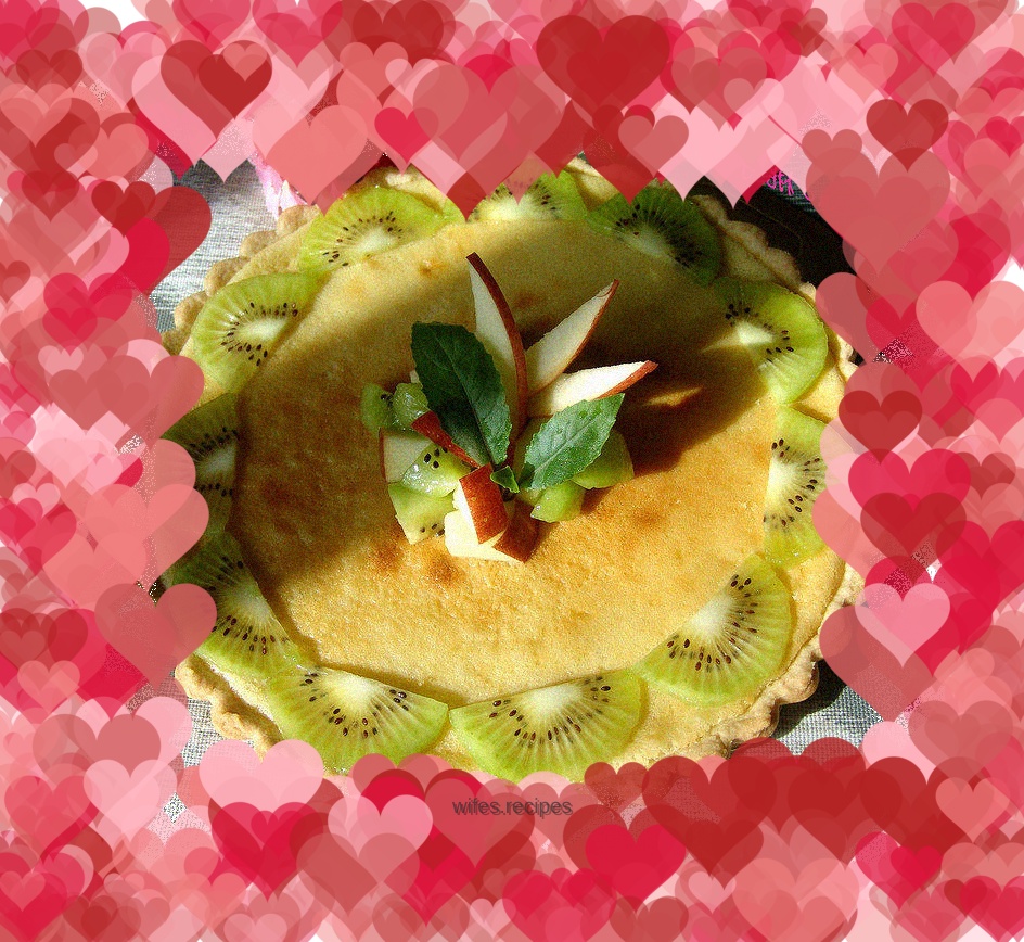 Fresh fruit cheese pie