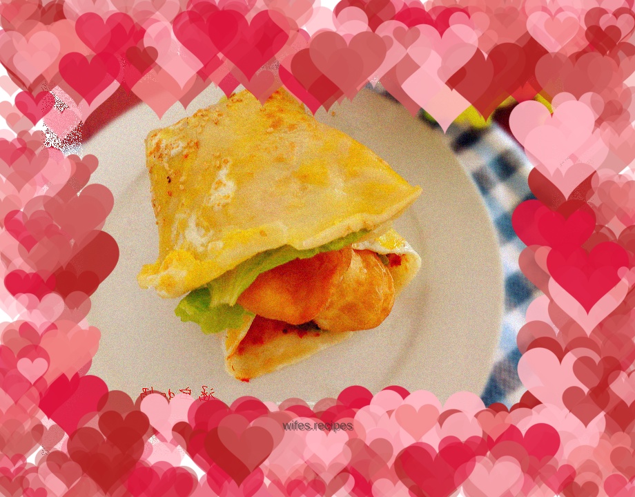 Mung Bean Noodle Pancake Fruit