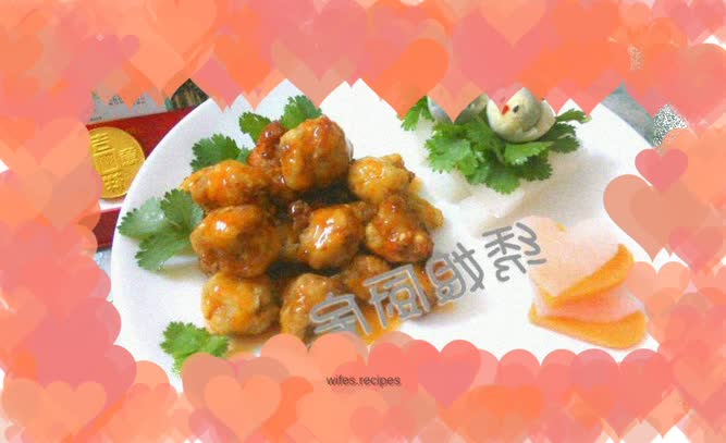 Homemade meatballs for good luck