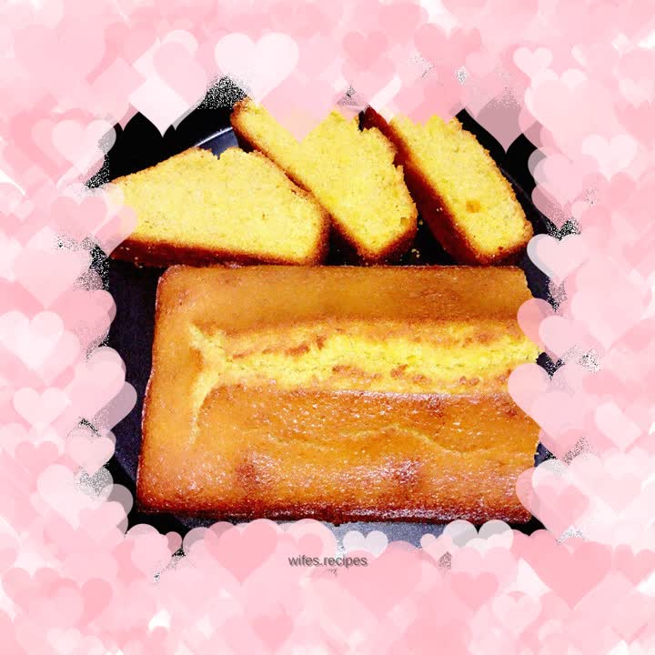 Sea Buckthorn Juice Pound Cake