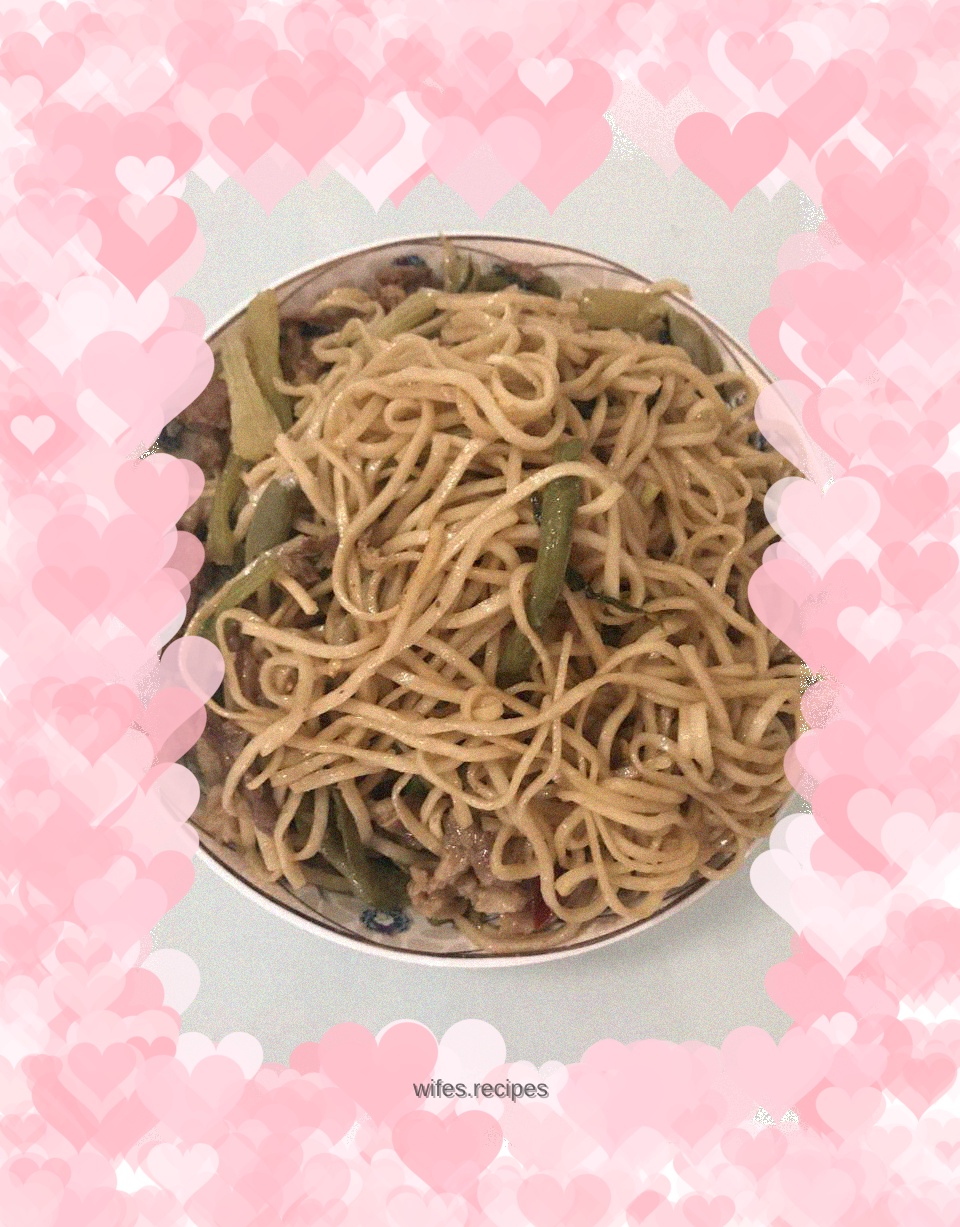 Super detailed version of braised noodles with mutton and beans