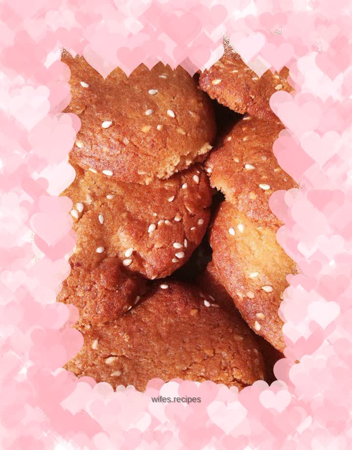 Oatmeal sesame crisp