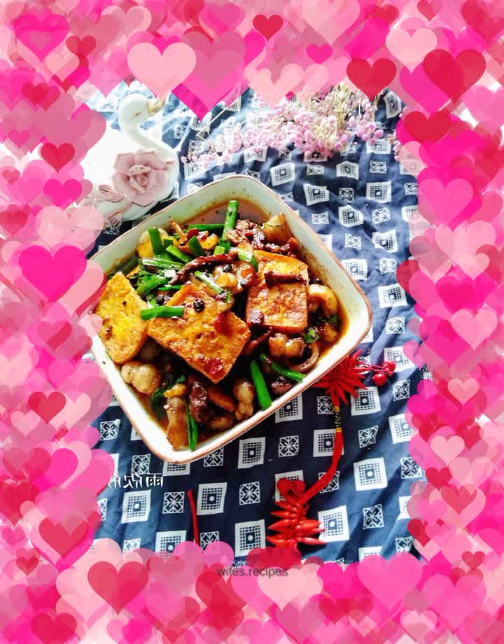 Bear's paw tofu twice-cooked pork