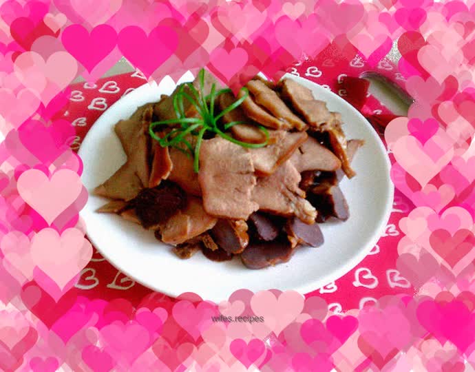 Braised food platter