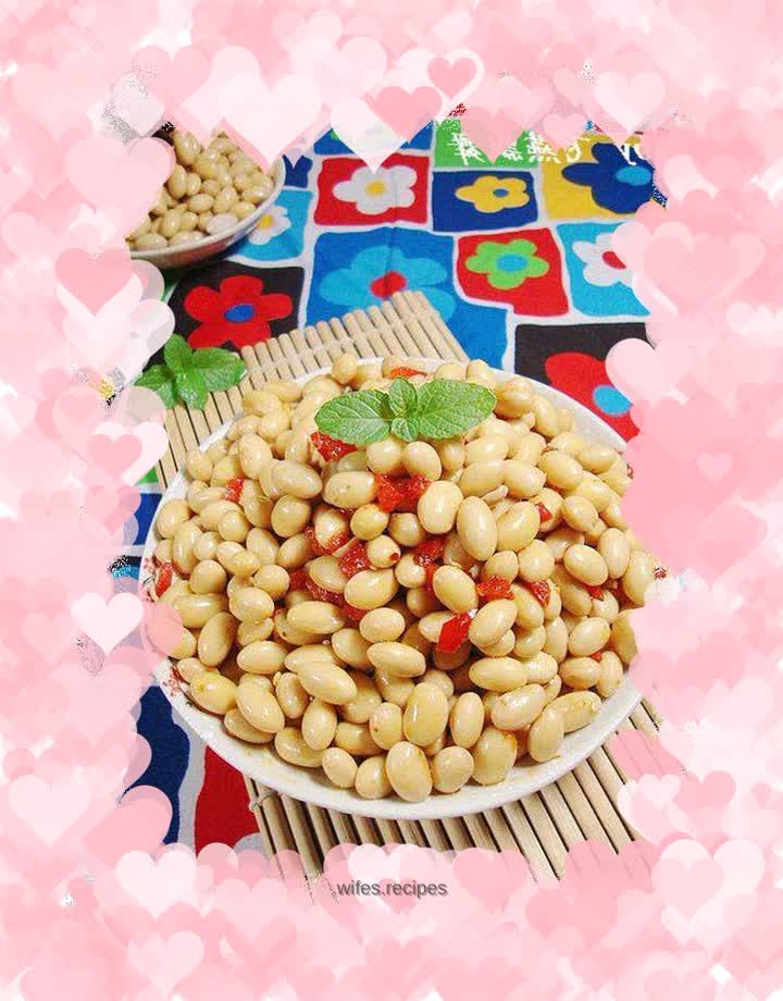 Summer cold dish------[Spicy braised soybeans]