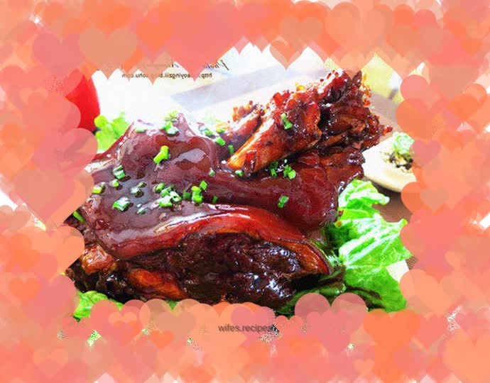 Homemade delicious Dongpo elbow