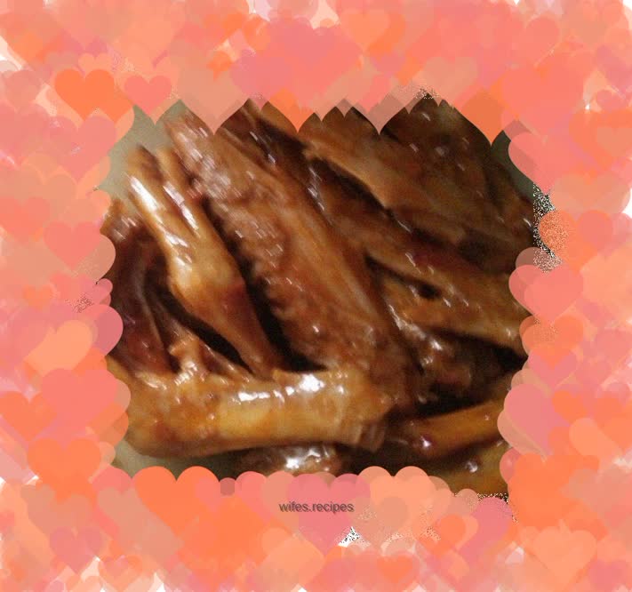 Pixian Bean Sauce Braised Duck Feet and Duck Wings