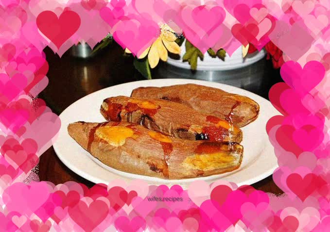 Roasted sweet potatoes