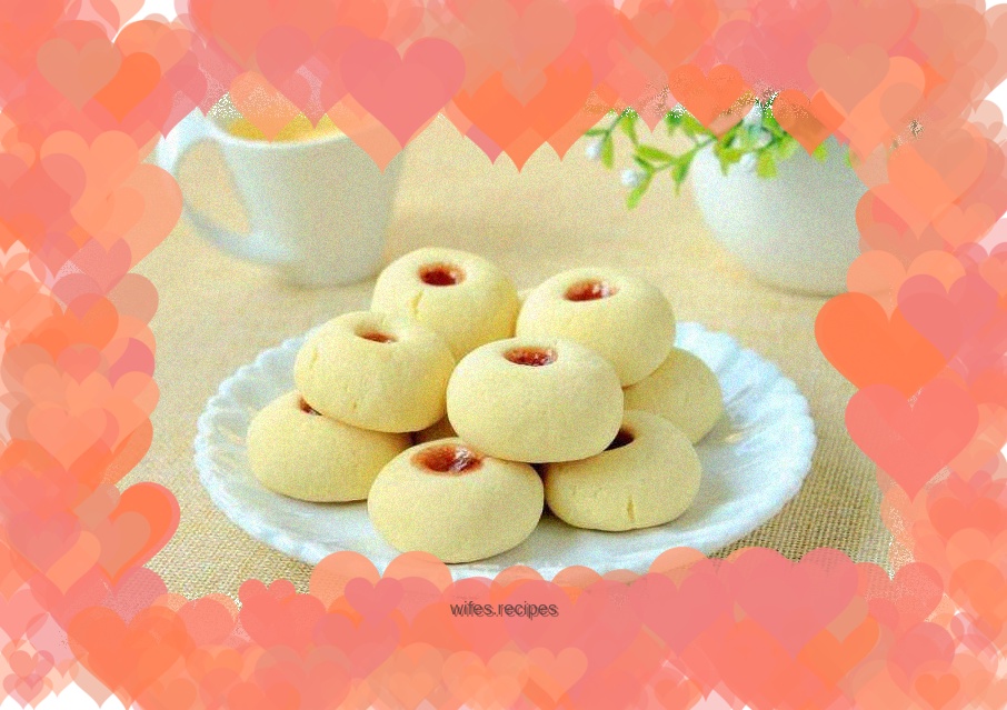 Strawberry jam shortcake