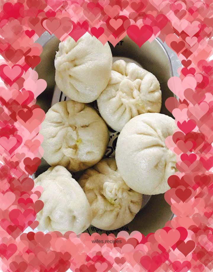 🌹Air-dried sausage and corn stuffed buns🌹