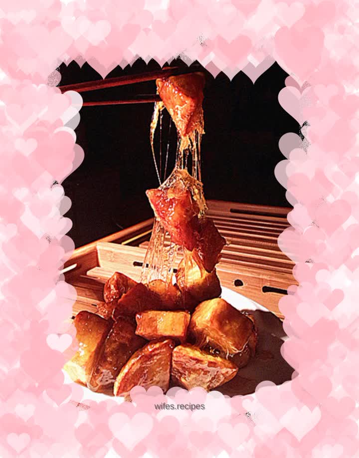 Sweet and delicious - shredded sweet potato