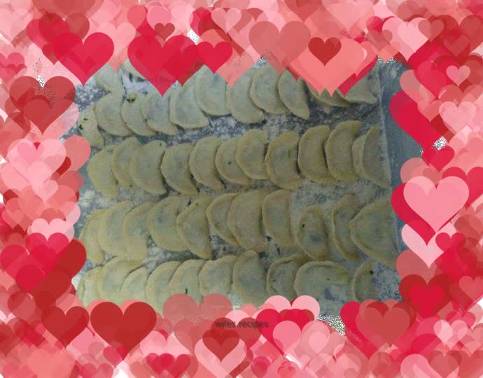 Vegetarian three-fresh dumplings