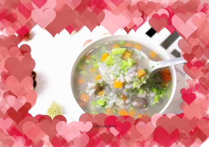 Vegetable and multigrain porridge