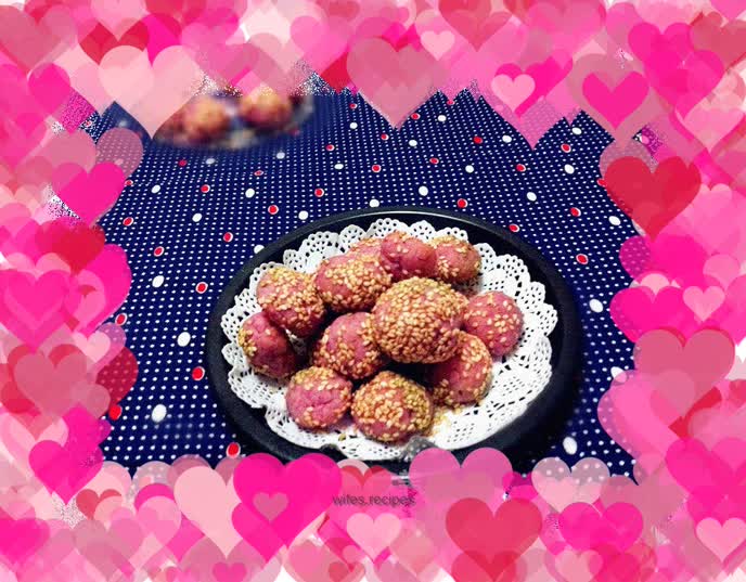 Delicious snack--Purple Sweet Potato Crispy Balls