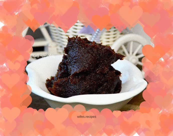 Brown sugar ginger jujube paste