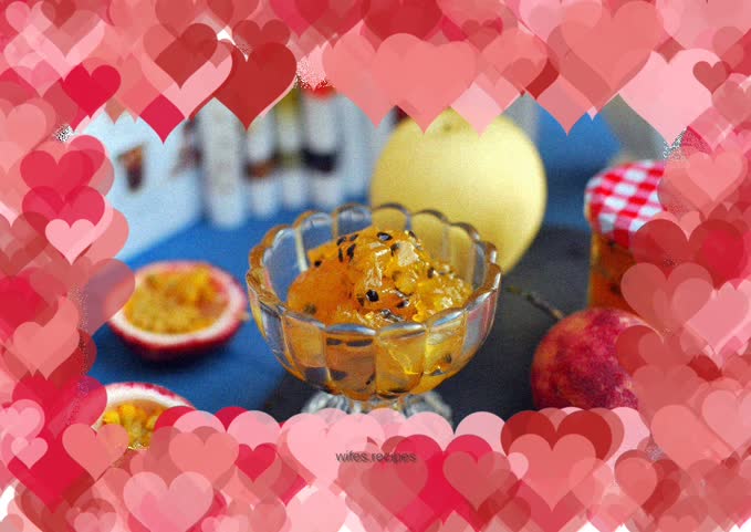 Prepare a bottle to nourish autumn---passion fruit and snow pear jam