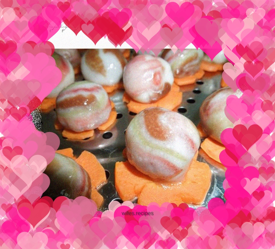 Glaze glutinous rice balls