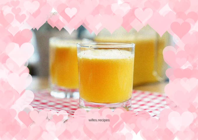 Mixed summer orange juice