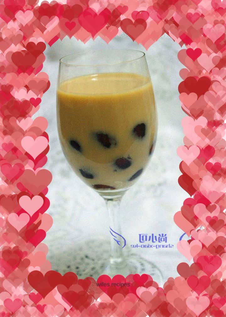 Purely handmade pearl milk tea