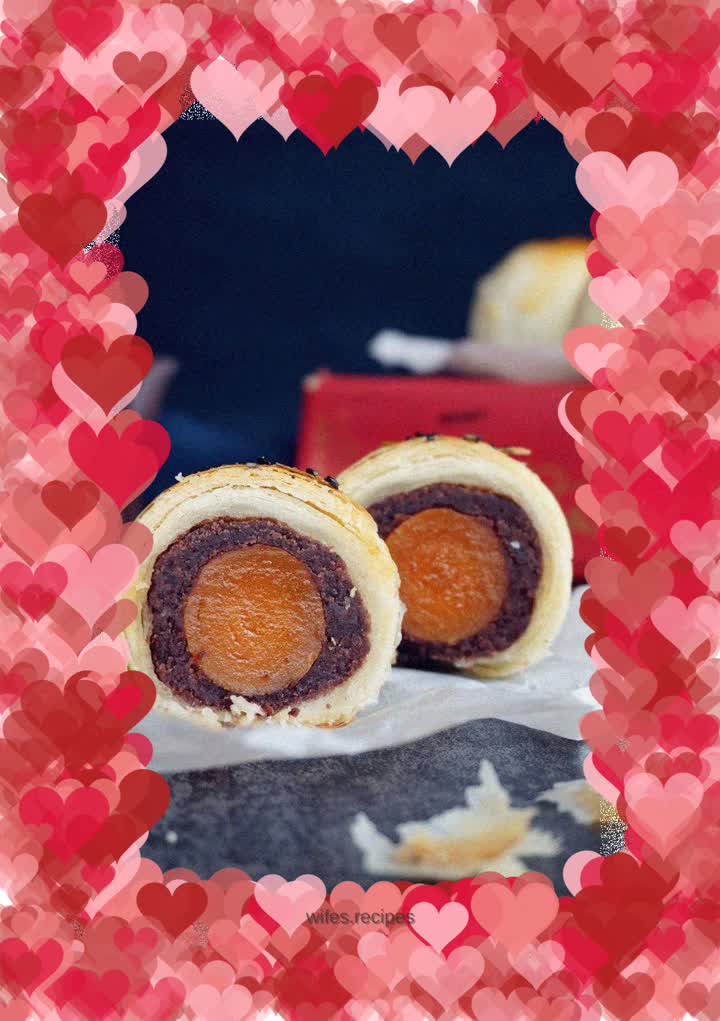 Corn oil version of egg yolk cake