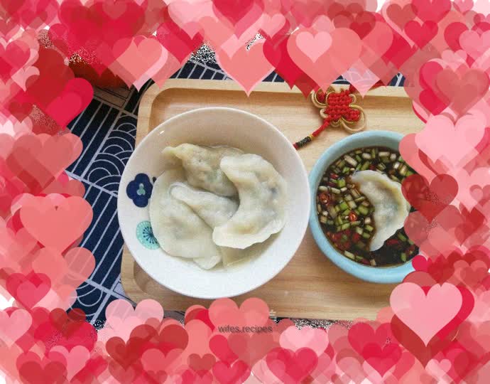 Chives, Mushrooms and Egg Dumplings