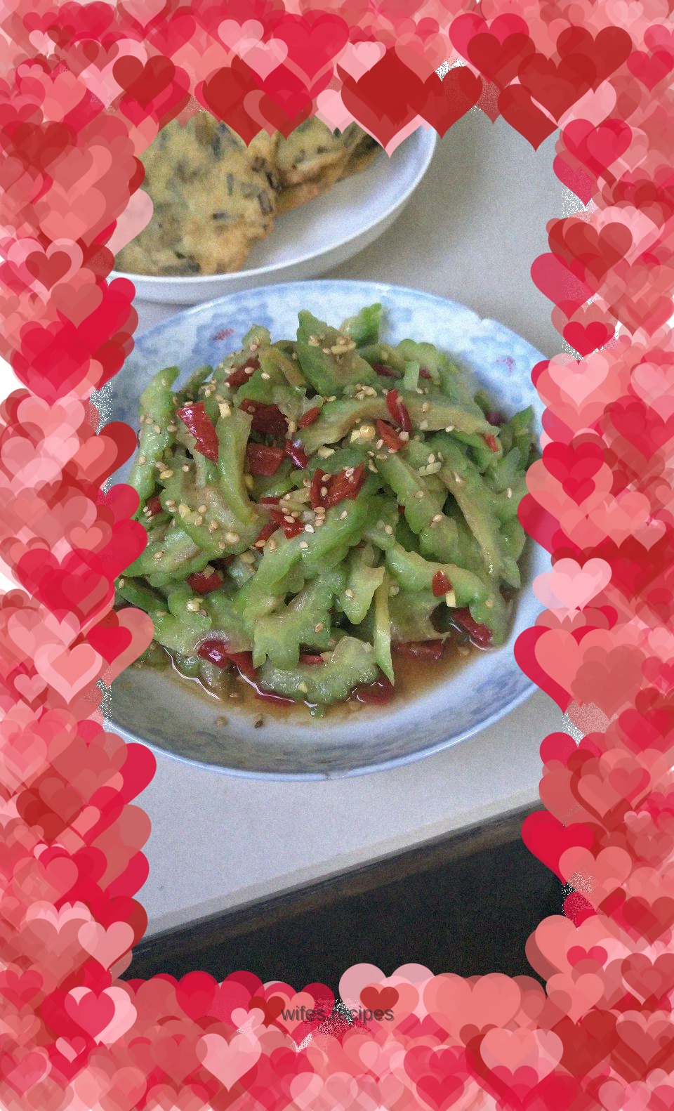 Cold and refreshing bitter melon