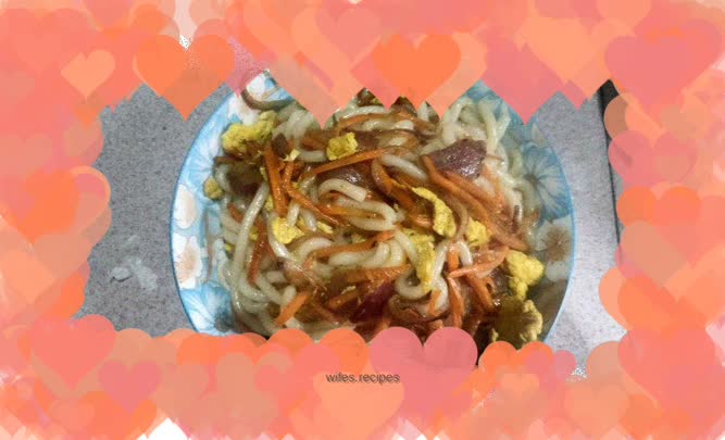 Home-style fried potato noodles