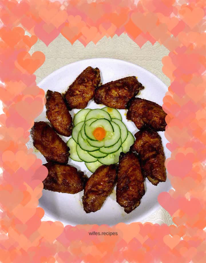 Grilled chicken wings