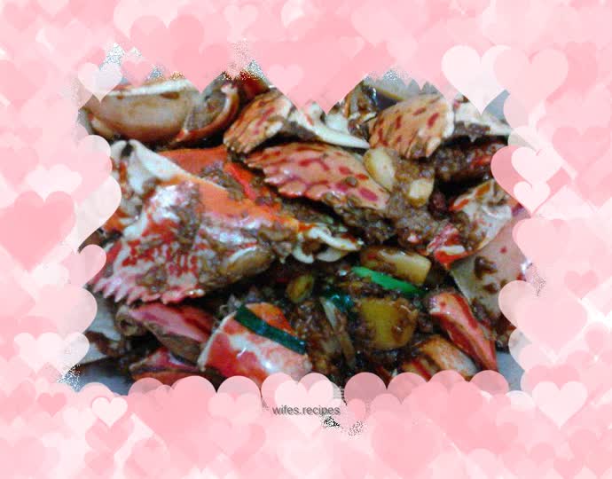 Spicy fried crab legs