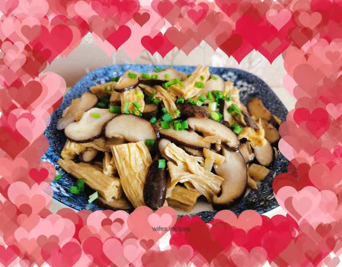 Braised Beancurd with Mushrooms