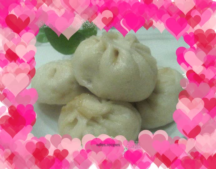 Green onion beef buns