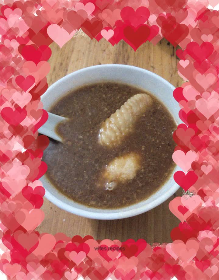 Donkey-hide gelatin stewed chicken