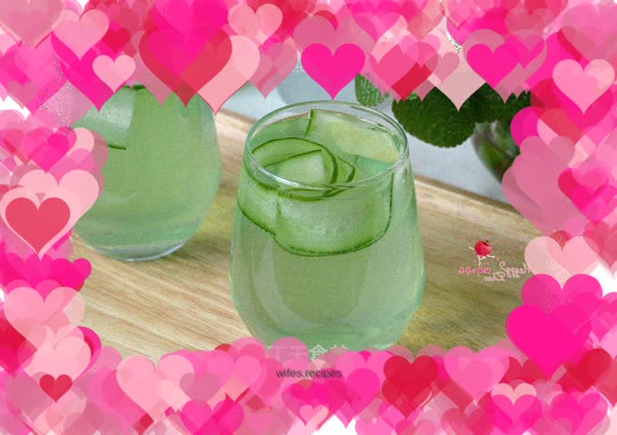 Ginger Melon Clear Drink Cocktail