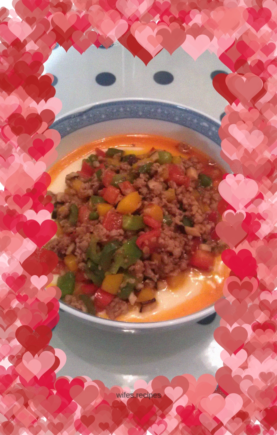 Hibiscus Steamed Egg