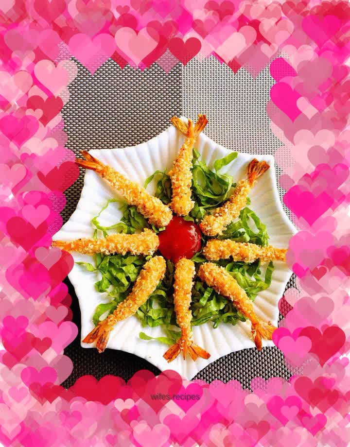 Grilled Golden Crispy Shrimp