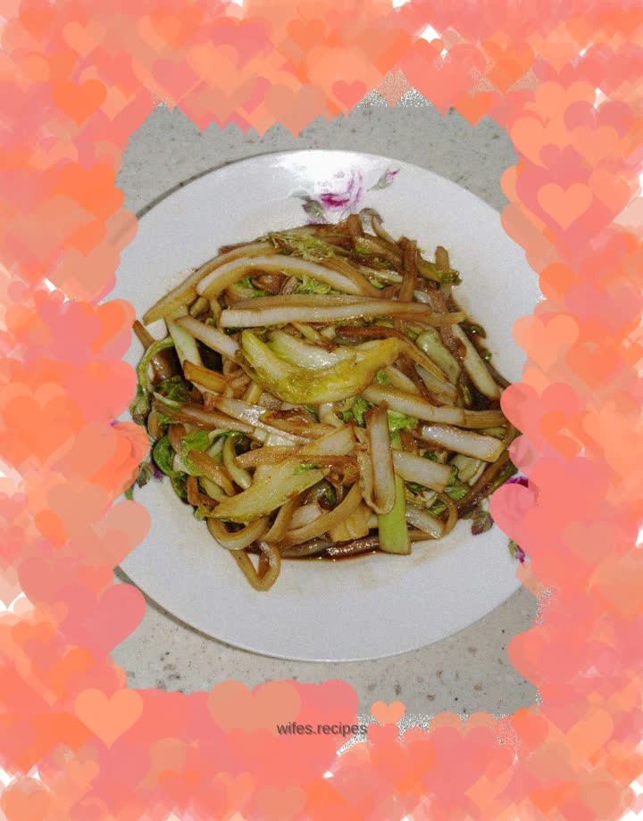 Stir-fried cabbage